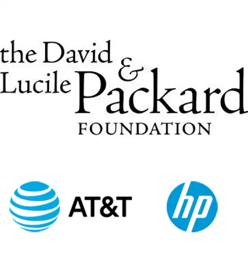 the David and Lucile Packard Foundation, AT&T, and hp